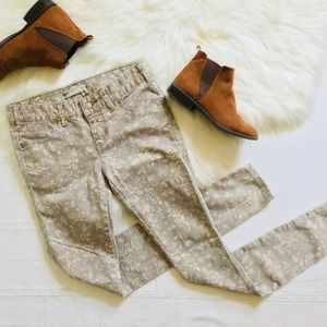 Free people floral skinny jean